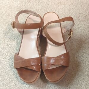 Cute Tan Stuart Weitzman Cork Sandals